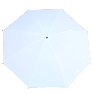 纯白色文艺伞 手绘美术画伞钢骨防风摄影柔光伞防紫外折叠晴雨伞