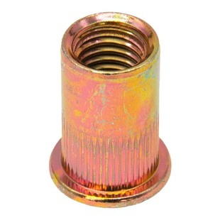 GB178801平头圆柱竖纹拉铆螺母拉帽白锌彩锌M3M4M5M6M8M10M12加长