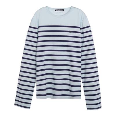 ACNE STUDIOS 秋冬新款男女同款长袖圆领T恤银泰百货精品 301574