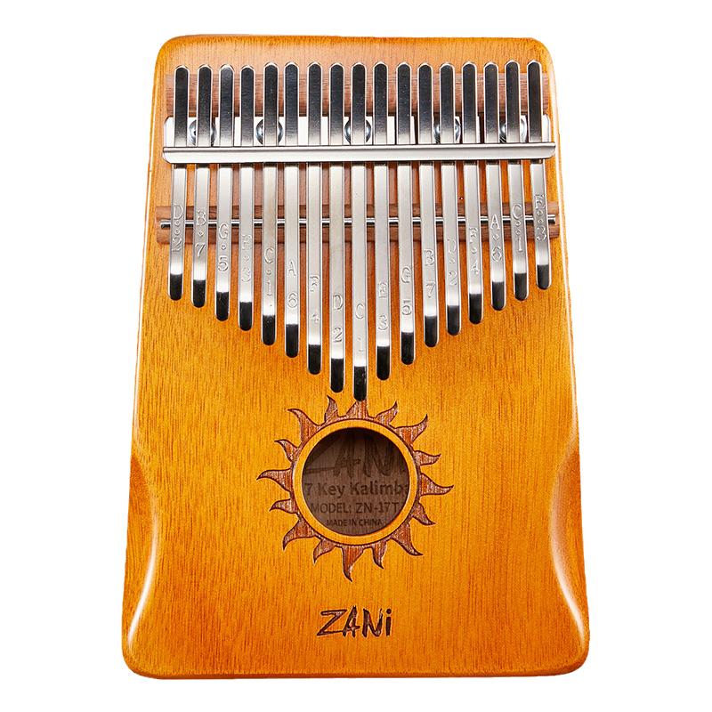 zani实木17音拇指琴小众乐器