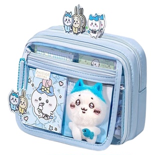 笔袋女生2026年新款大容量高颜值小八文具盒ins风女孩笔袋可爱日系简约小学生初中生男孩笔袋