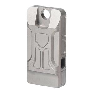 钛合金口哨求生信号哨高频爆音哨户外双管哨户外徒步紧急哨子装备