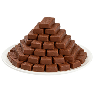 牛奶巧克力威化饼干官方旗舰店大奶牛巧克力威化夹心饼干高端零食