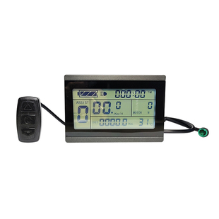 24V 36V 48VKT LCD3昆腾显示屏防水线 电动自行车黑白液晶仪表