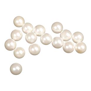 天然贝珠仿珍珠散珠有孔项链贝壳珠手串珠子串珠手工DIY材料配件