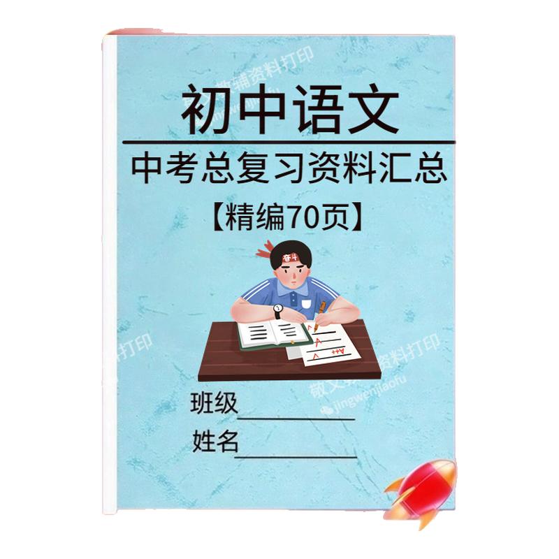 中考语文总复习资料知识汇总