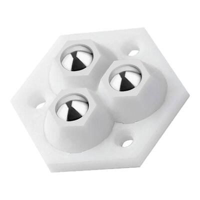 黏贴式万向滚珠滑轮轮静