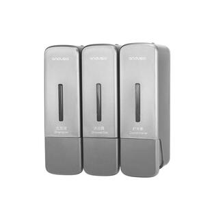 洗发水沐浴露分装瓶按压式免打孔壁挂式皂液器酒店卫生间洗手液瓶