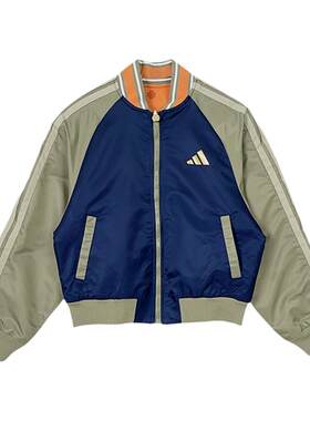 【自营】Adidas阿迪达斯男大童双面穿棒球服运动夹克外套KG5926