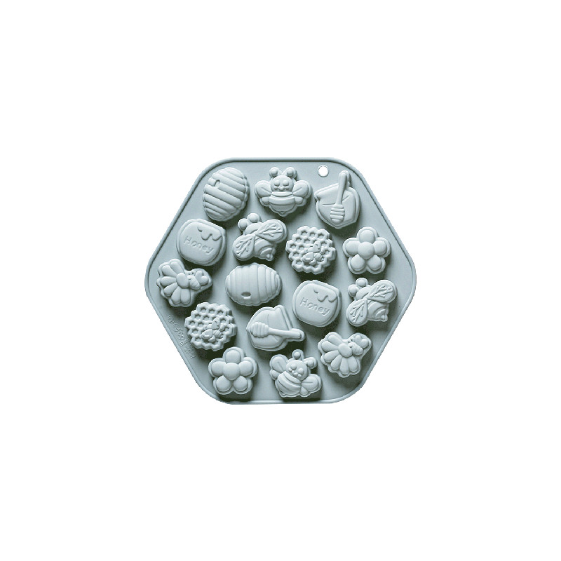 致焙祺硅胶制冰格蜂巢造型食品级
