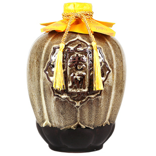 绍兴特产黄酒 老闸二十年陈封坛老酒2.5升礼箱装半甜花雕加饭自饮