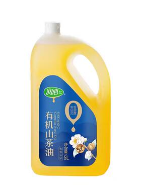 【0反式】润心有机山茶油5L