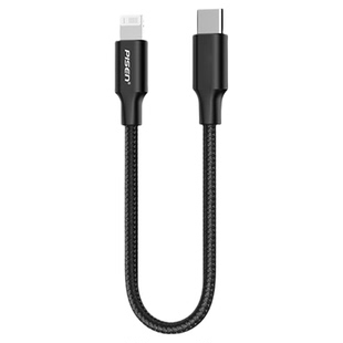 品胜0.2米短线PD快充27W数据线c充电宝usbc口typec转lighting接口适用苹果14promax手机充电线iPhone13/12/11