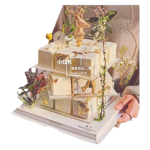 魔方慕斯模具方形法式慕斯甜点硅胶模具正方形魔方架子食品级硅胶