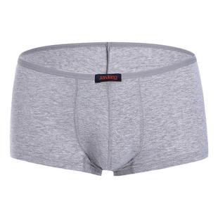 健将男士内裤莫代尔棉男款平角裤透气无痕低腰男生四角短裤头男式