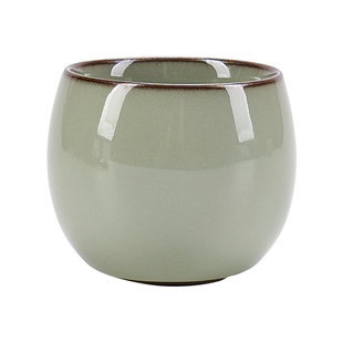 仿宋铁胎官窑瓷杯茶杯个人专用单杯茶盏主人杯陶瓷茶杯茶具品茗杯