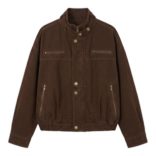 柒量一裁小个子牛仔外套2026新款今年流行漂亮的外套女0046