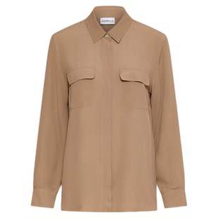 【2026早春新品】MARELLA 女装桑蚕丝混纺常规衬衫3111056102