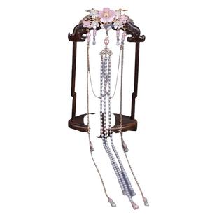 长歌行赵露思同款汉服后压发饰流苏步摇后梳插梳古风头饰发钗配饰