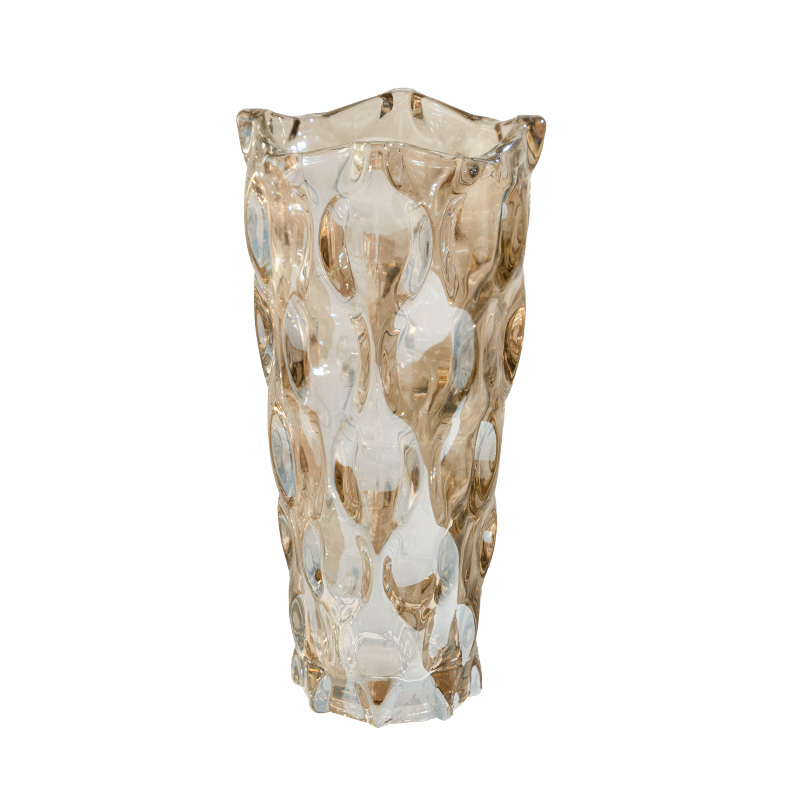 花瓶摆件客厅插花轻奢水晶玻璃ins风北欧玫瑰卧室网红水养装饰品