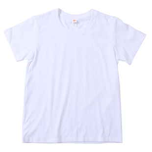 儿童白色T恤diy纯棉柔性定制短袖手绘印字幼儿园夏令营文化广告衫