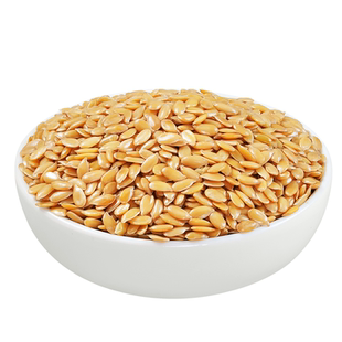 黄金亚麻籽生的农家新货粗粮现磨五谷杂粮官方旗舰店膳食代餐泡水