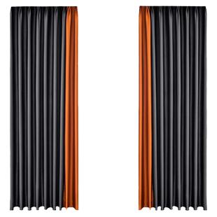 全遮光卧室加厚隔音窗帘2025年新款客厅挂钩式绍兴柯桥厂家直销