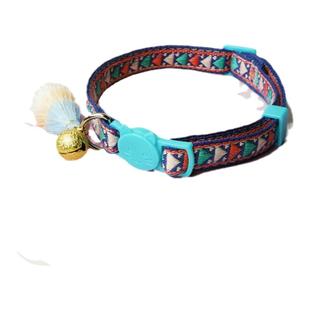 猫咪项圈猫链波西米亚风可防窒息安全扣ins风可调节遛猫宠物用品