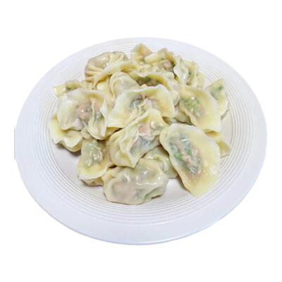 【野菜鸡蛋-爆汁】荠菜鸡蛋粉条纯素水饺4袋韭菜茴香蒸饺4斤80个