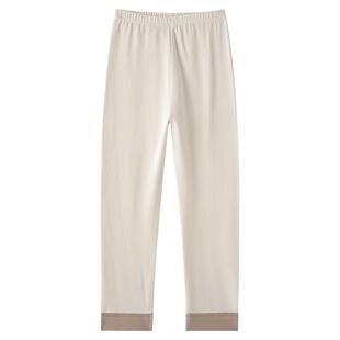 栀柔儿童纯棉睡裤男女孩新款秋裤保暖a类居家线裤校服神裤新款冬