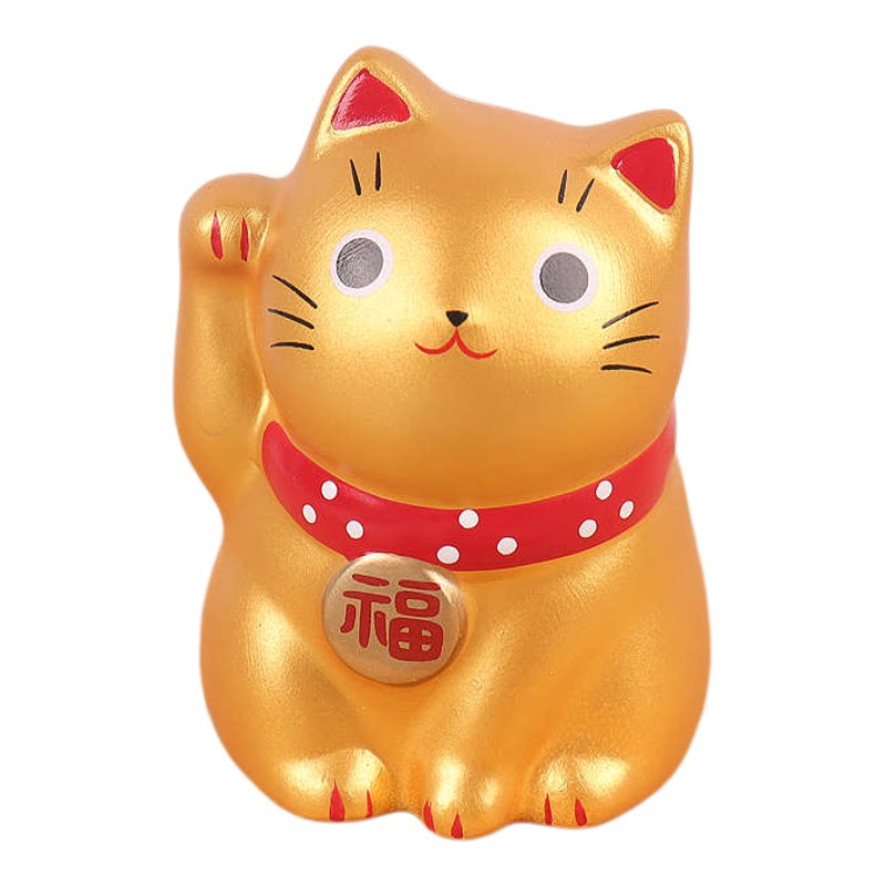可爱猫咪陶瓷福气健康治愈车载
