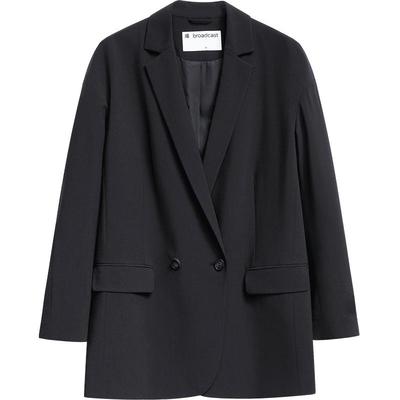 播黑色西装外套女商场同款2024春夏小个子短款小西服BDR2XD1139