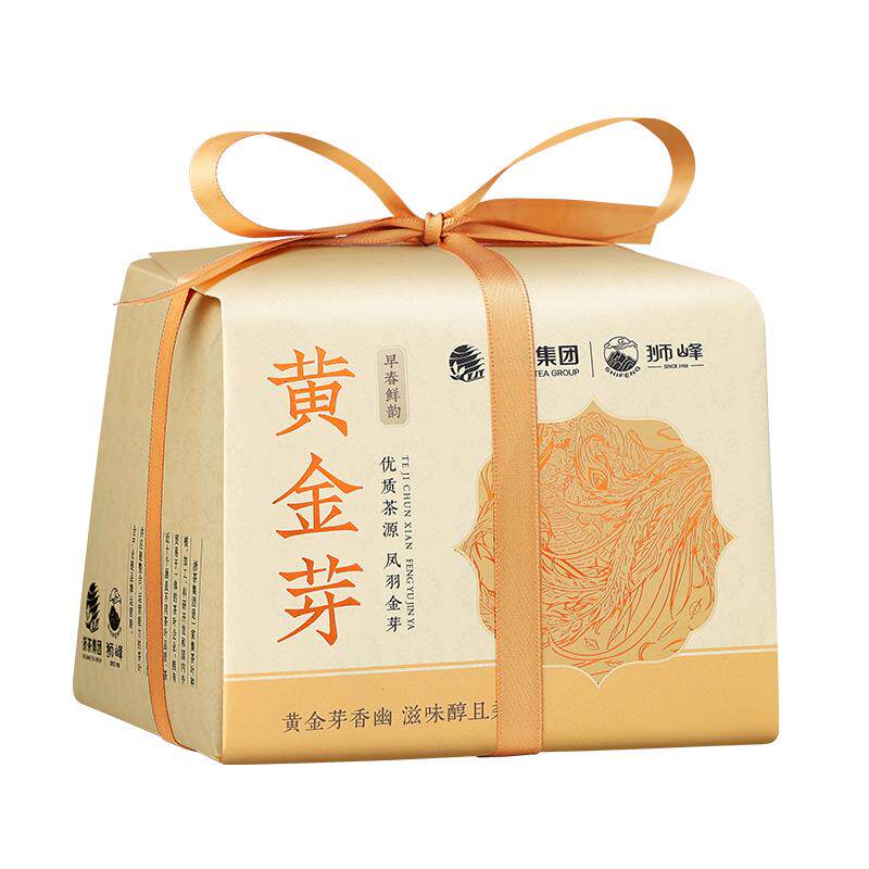 2026新茶上市狮峰牌黄金芽茶叶特级黄金叶高山明前绿茶叶官方旗舰