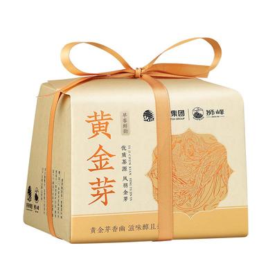 2025新茶狮峰牌黄金芽茶叶纸包