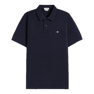 【出色POLO】GANT/甘特26夏男女珠地棉微弹通勤短袖T恤人夫感穿搭