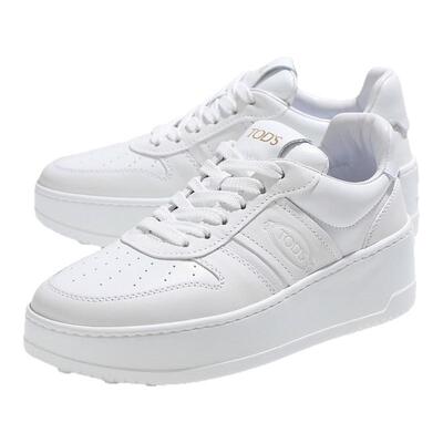 日本直邮TODS 运动鞋XXW88K0HP30OV7 女士 低帮厚底鞋 B001BIANCO