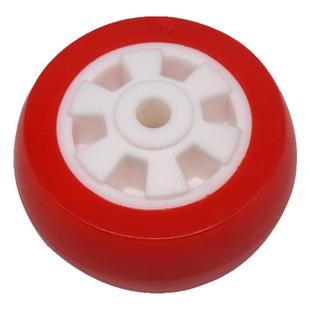 玻璃磨边机万向轮脚轮单轮子汉腾老款压轮单轮防水轮球形轮聚氨酯