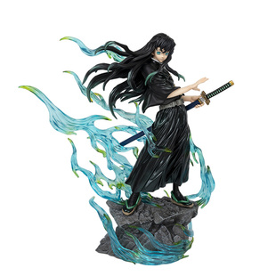 时透无一郎鬼灭之刃霞柱手办场景动漫二次元GK模型周边摆件