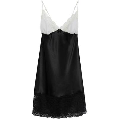 缎面蕾丝Shirley吊带睡裙性感