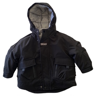 【我是小童】韩范工装羽绒服男童冬季厚实可拆卸两件套女童