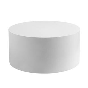 白色圆形试衣台落地摆件底座地台子加厚展示台服装店拍摄道具主播