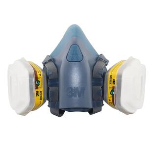 正品3M7502+6002防毒面具套装防酸性气体氯化氢二氧化氯硫化氢