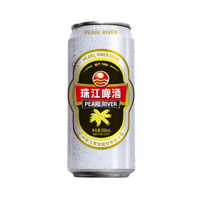 珠江啤酒经典老珠江12度黄啤