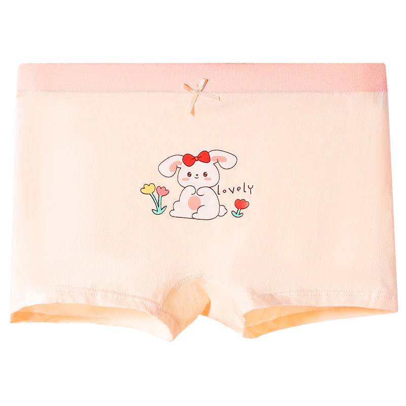 女童内裤纯棉抗菌平角幼儿园小孩