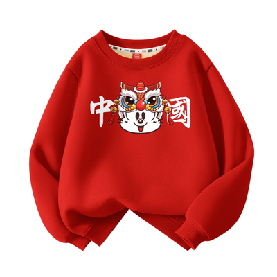 巴布豆中国风卡通儿童卫衣