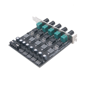 机箱风扇调速器PCI 12V 4路单路3A大功率1.6A散热风扇调速