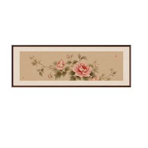 【新中式风】花开富贵客厅装饰画