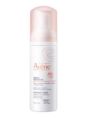 【自营】Avene/雅漾温和洁面慕斯洗面奶温和不刺激敏感肌150ml