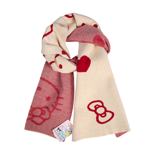 HelloKitty正版授权围巾可爱卡通少女心凯蒂猫保暖围脖送女友同学
