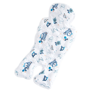 婴儿车凉席丸丫t6二代遛娃神器坐垫宝宝推车夏季冰珠苎麻安全座椅